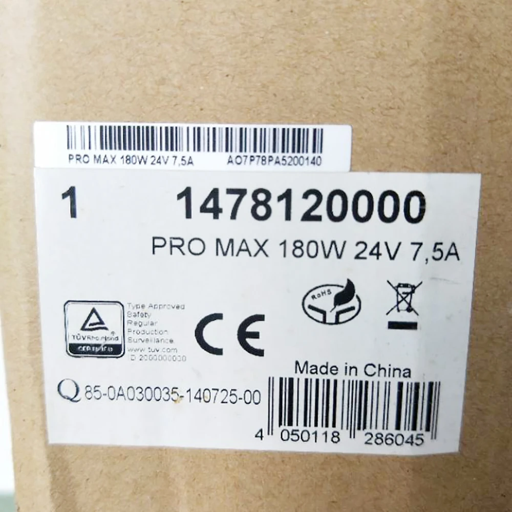 Switching Power Supply For Weidmuller 1478120000 PRO MAX 180W 24V 7.5A 2 Switching Power Supply For Weidmuller 1478120000 PRO MAX 180W 24V 7 5A