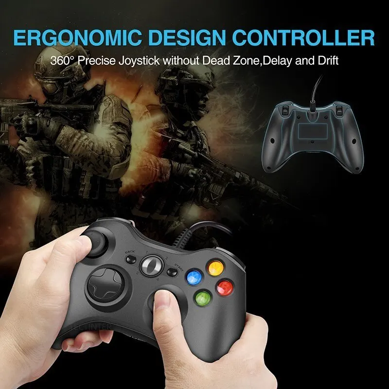 TECTINTER USB   Ʈѷ, Xbox360 ܼ е, Win 7, 8/10 PC ̽ƽ Ʈ  е, Xbox 360