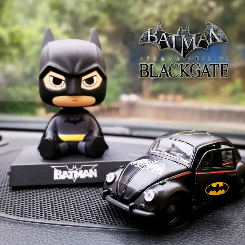 Q-Version Batman Anime Doll Ornamenti Periferici Cartoon Shake Head Doll Ornamenti Desktop Accessori Interni Per Auto Regali