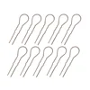 10pcs U Shaped Hairpins Wavy Hair Clips Alloy Bobby Pin Hair Stick for Women and Girls (Golden) U shaped hair pins 6