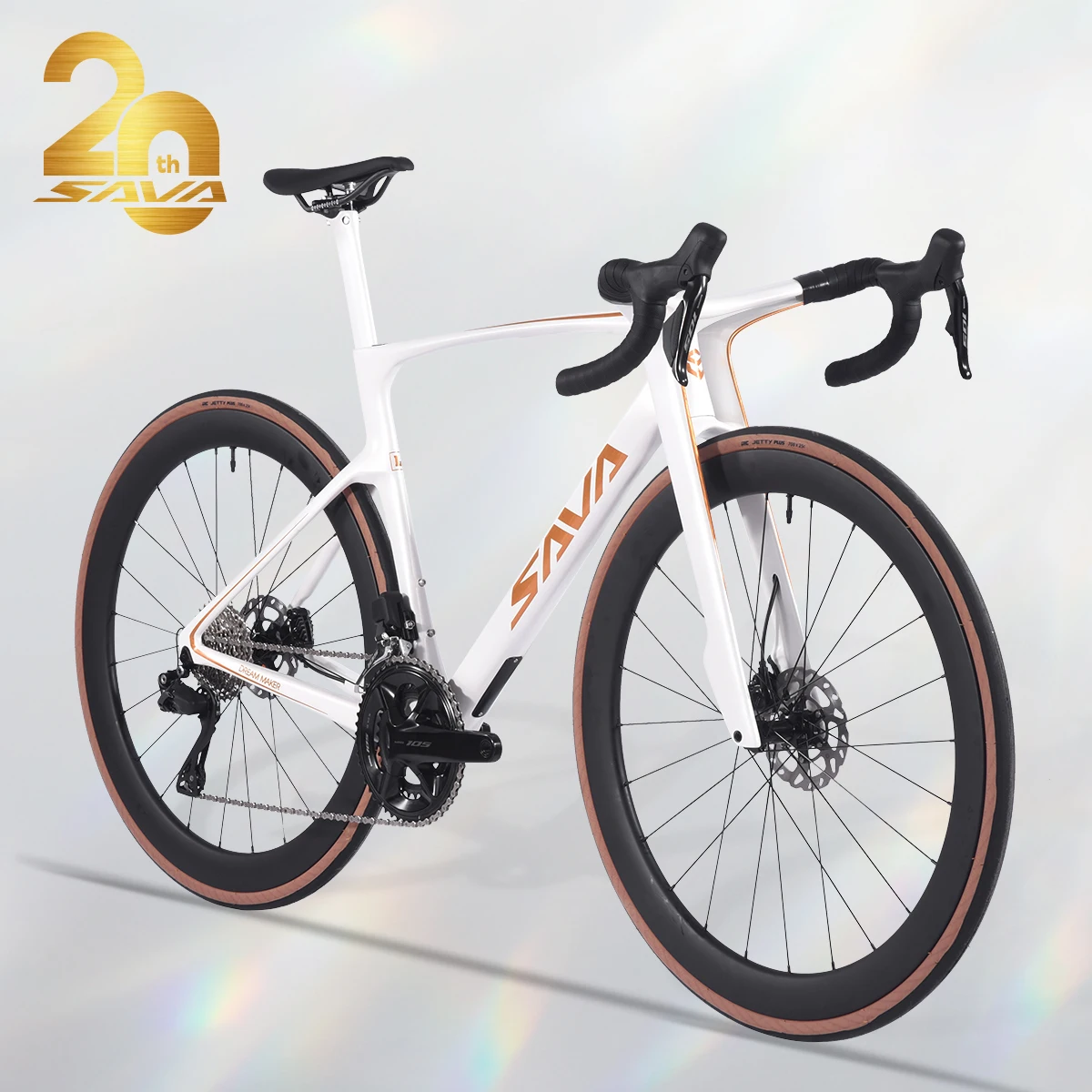 SAVA-Bicicleta-electr-nica-Dream-Maker-bici-de-carretera-de-carbono-completo-con-SHIMAN0-Di2 ...