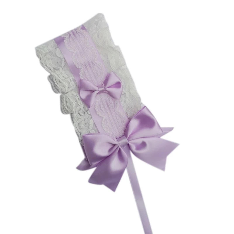 Lolita Stirnband Mit Spitze & Schleife – Für Damen, Cosplay, Anime, Party, Modischer Haarschmuck