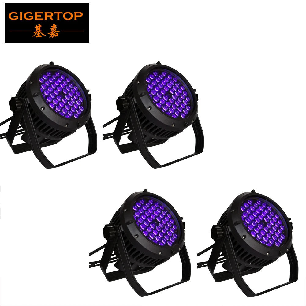 

TIPTOP Professional LED UV Strobe Halloween Black Lights Cannon Décor 54x3W DMX Par Can Wash Stage Dimmable Strobe Ultraviolet