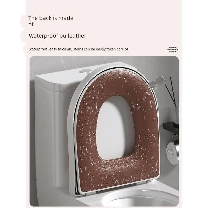 헝지에 변기용 대형 유니버설 패셔너블 변기 시트 커버, 새로운 겨울 모델 가정용 편안한 변기 링 쿠션