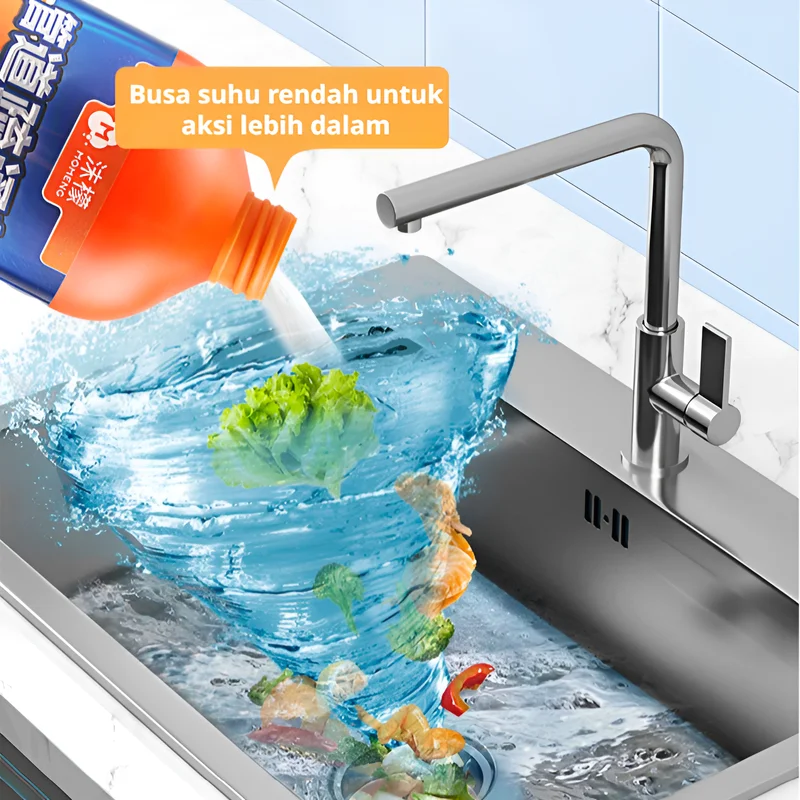Pipe Unclogger Toilet Clogging DeodorizerFoam Lemon Dissolver Kitchen Drain Unblocker Sink Drain Cleaner Kitchen Toilet Pipeline