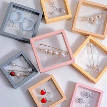 

10PCS/lot Jewelry Display Box Case Show Transparent Ring Necklace Bracelet Organizer 3D Floating Multi-Function Storage Box