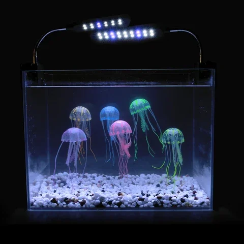 

Simulated Vivid Jellyfish Tank Decoration Artificial Fluorescent Aquarium Fish Tank Accessories