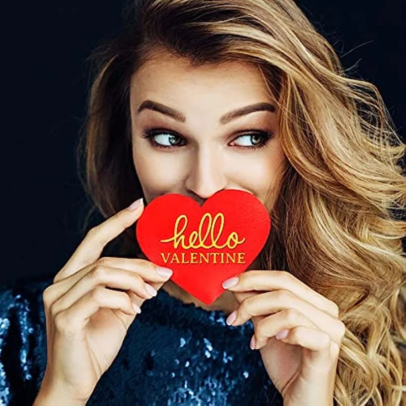 arriettycraft San Valentino fatto a mano a forma di cuore timbro per la creazione di biglietti francobolli trasparenti timbri in gomma Scrapbooking