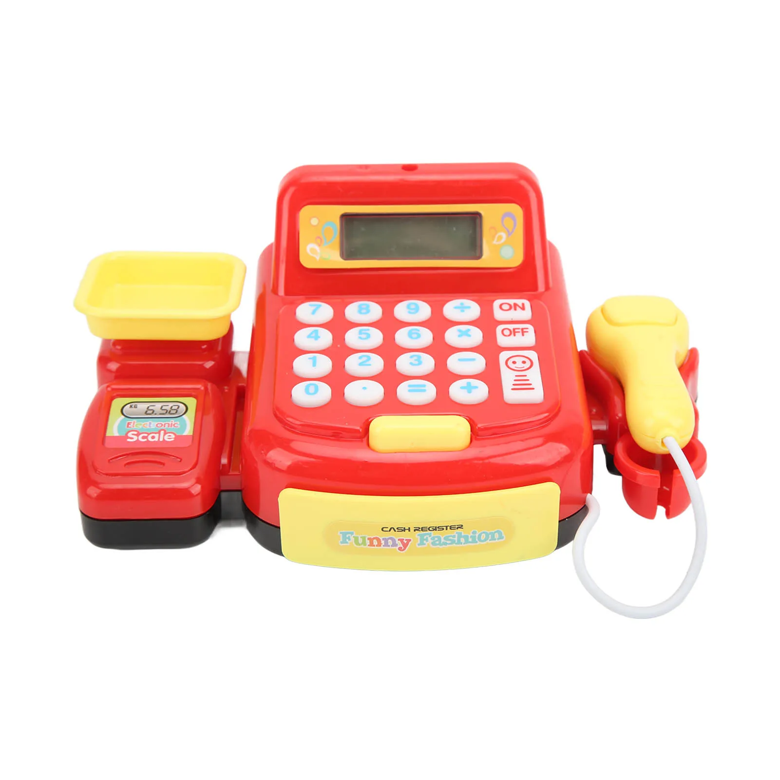 Children Mini Cash Register Toy Cash Register Simulation Coin Set for Over 3 Year Old Kids Birthday Gift