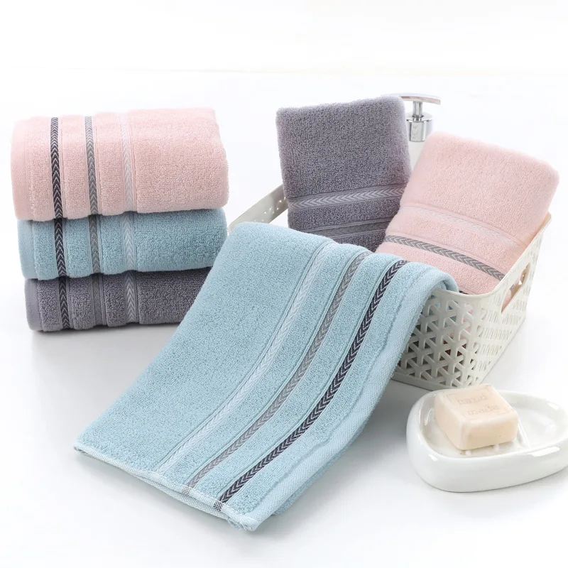 1pc Face Towel Absorbent Pure Hand Face Cleaning Hair Shower Microfiber Towels Bathroom Home Hotel for Adults 2