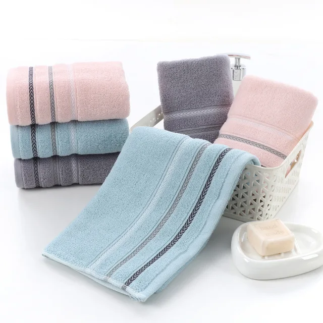 1pc Face Towel Absorbent Pure Hand Face Cleaning Hair Shower Microfiber Towels Bathroom Home Hotel for Adults 2