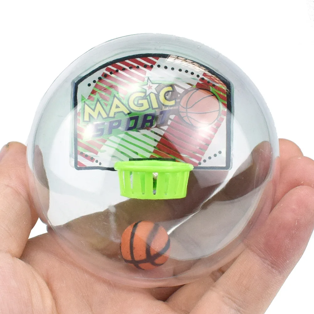 

New Creative Palm Pitch Football Basketball Toy With Lights Music Stress Relief Fun Gift Kid Stress Relief Shooting Machine Toy