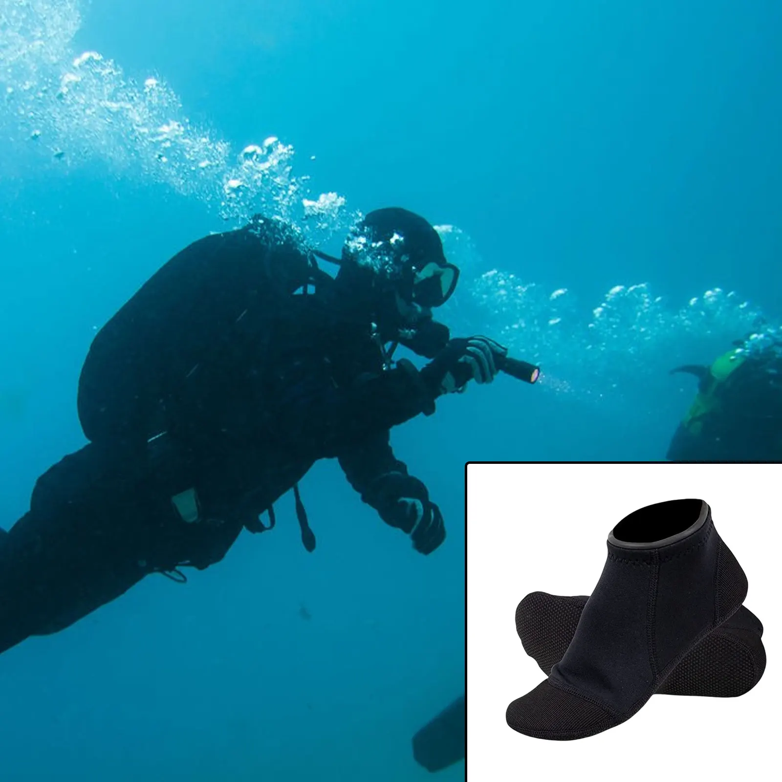 Pair 3mm Neoprene Socks Snorkeling Soccer Sand Low Cut Surfing Booties Scuba Diving Socks Water Sport Sailing Unisex Dive water sport socks