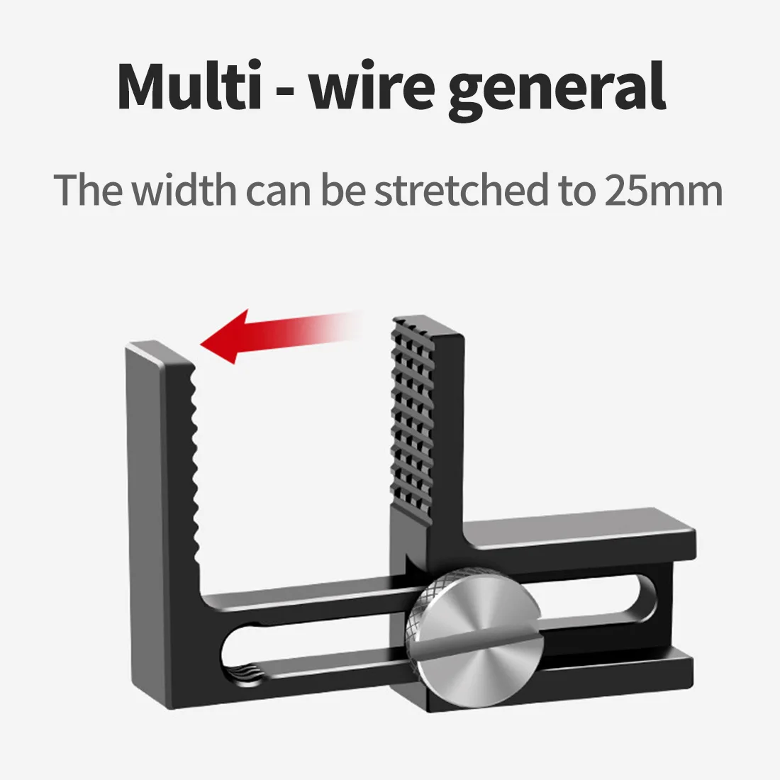 HDMI-Compatible Cable Clamp for Sony A72 A73 Cage Rig Plate Adjustable Wire Clip