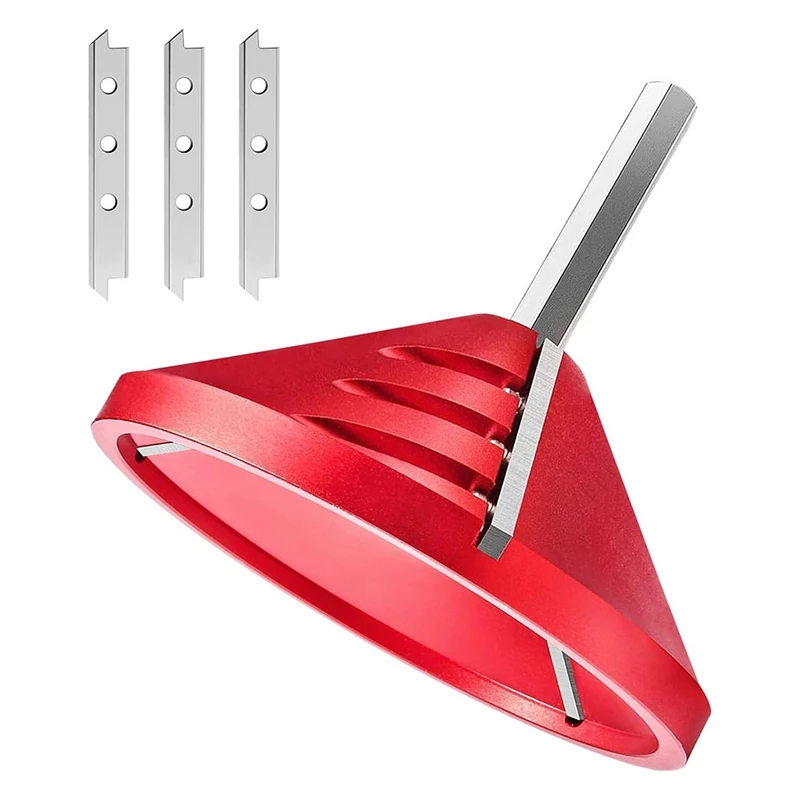 

Инструмент для удаления заусенцев из ПВХ 2 в 1, внутренняя и внешняя поверхность со сменными 3 лезвиями, Сантехнический инструмент для снятия заусенцев, фасок