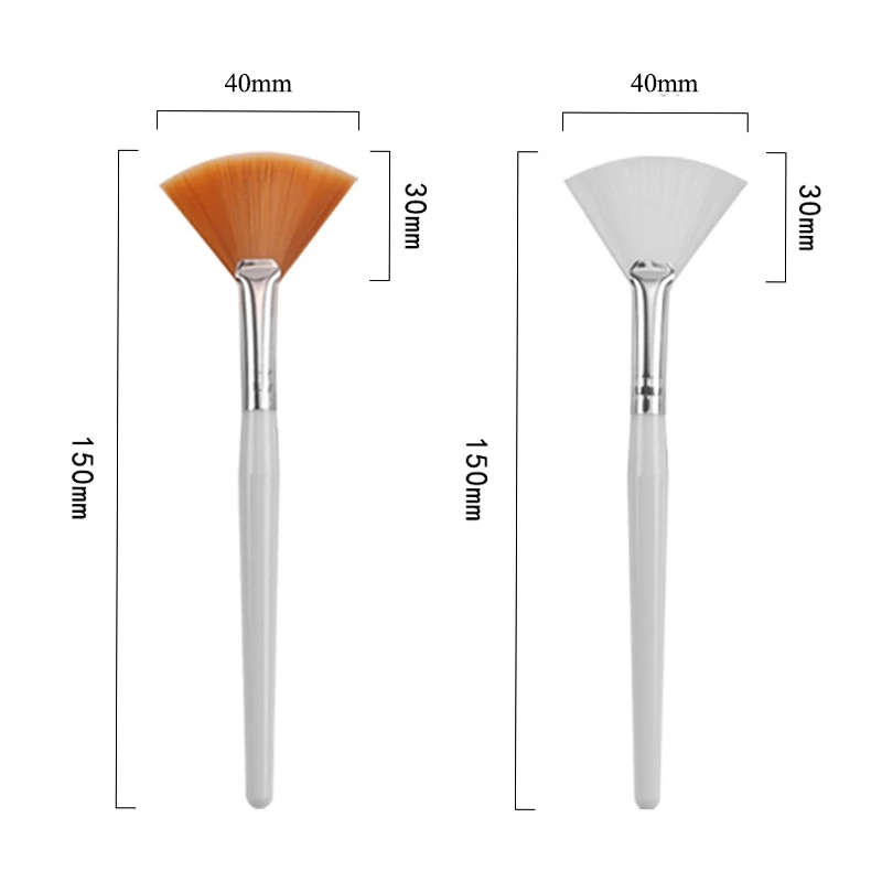 Description Picture 3 of itemPractical Facial Brushes Fan Makeup Brushes Portable Mask Brush Cosmetic Tools for Women Flexible Facial Soft Mask Applicator