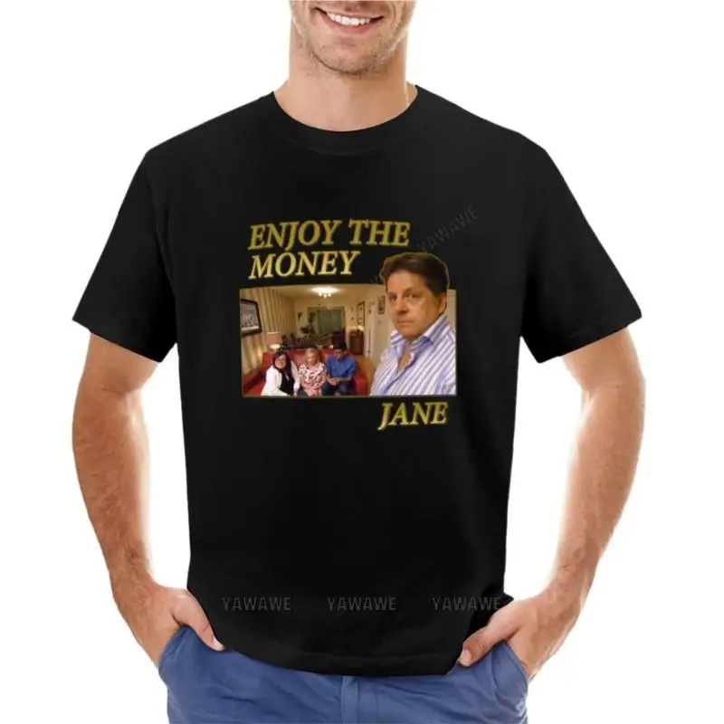 

Мужская футболка с надписью «Enjoy The Money Jane»