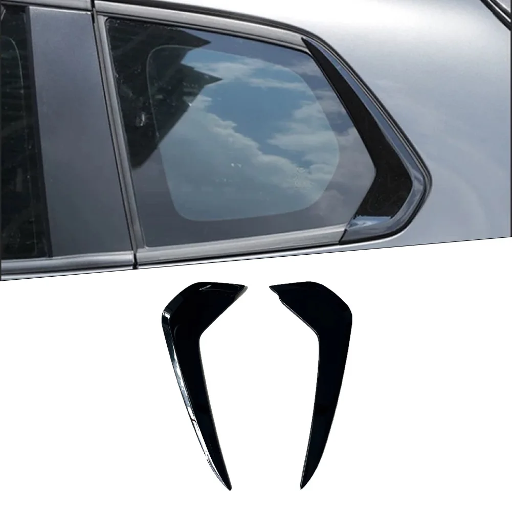 마쯔다 CX50 CX-50 2023-2024 차량용 윈도우 삼각 커버 트림, 순수 광택 블랙 플라스틱 윈도우 트림 개조
