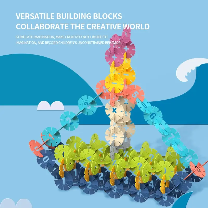 120PCS Piece Assembly Puzzle STEM Educational Kindergarten Children Building Blocks Toy puzzle toys building blocks toys