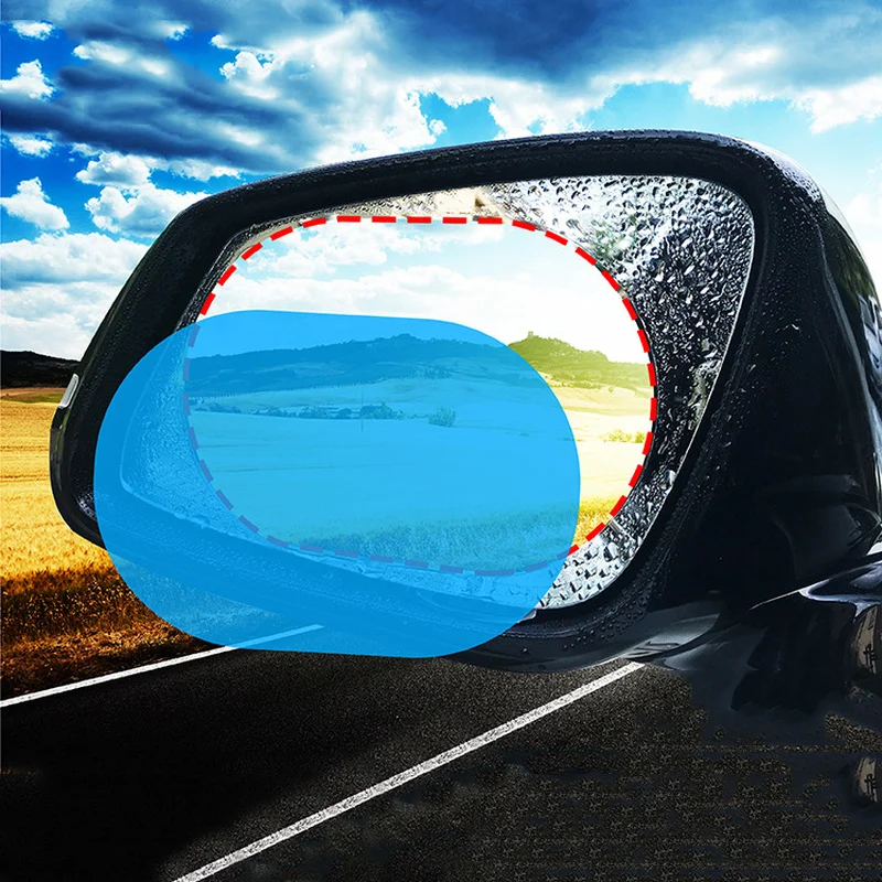Film Anti-buée Anti-éblouissement Pour Rétroviseurs Voiture - Nanorevêtement Transparent - Facile à Poser, Sans Résidu