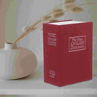 Red Book Piggy Bank Shaped Piggy Bank Classical Storage Box Privacy Safe Children Money Pot Small Safe Box Home Decor 1