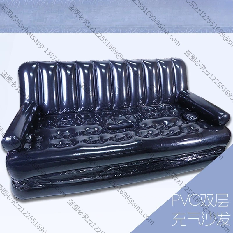 PVC 이중층 에어 소파 액세서리, 거실용 긴 에어 소파에 적합