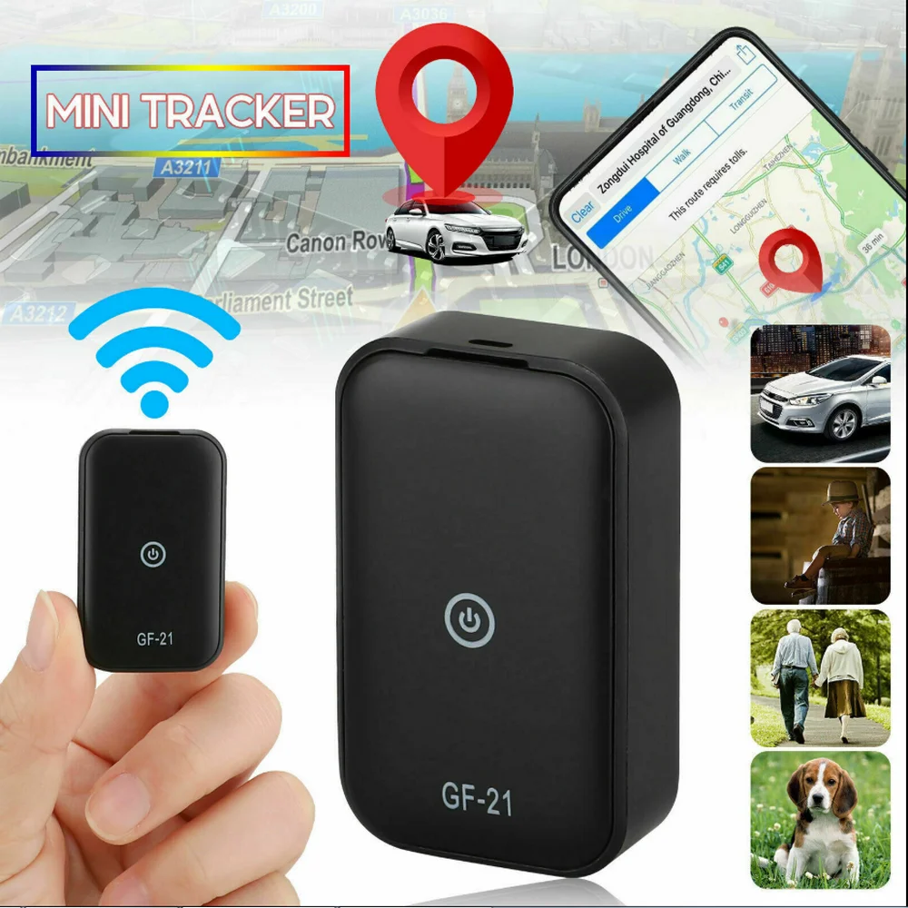 

GF21 мини GPS автомобильный трекер в реальном времени, устройство против потери, голосовое управление, запись, локатор, HD микрофон, WIFI + LBS + GPS Pos-локатор