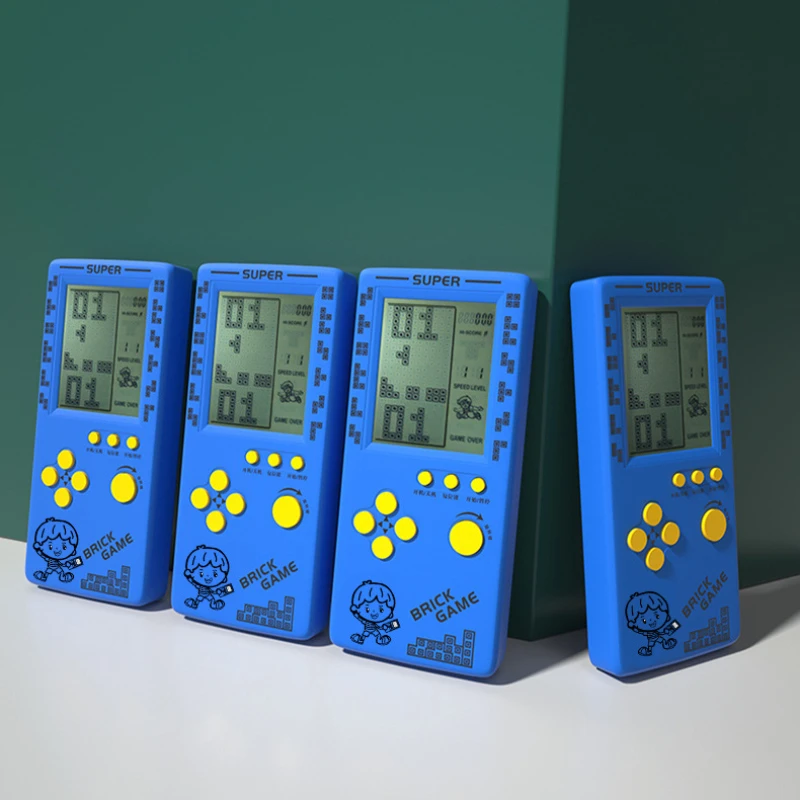 4.1 Inch Large Screen Mini portable Classic Handheld Game Machine Brick Game Kids Game Machine Toy With Game Music Playback 4