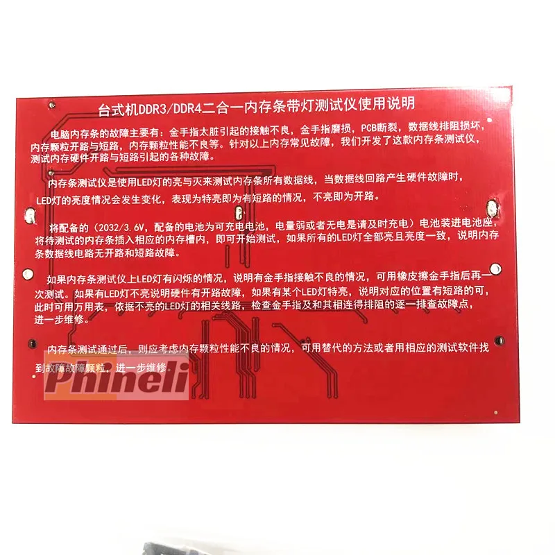 Memory Diagnostic Analyzer Tester Card Desktop Mainboard Repair em Ddr3 Ddr4 Ram - Imagem 3