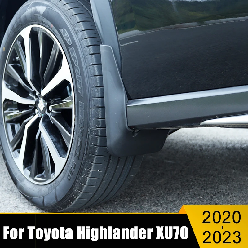 

Mud Flaps Splash Guards Fender Durable Mudguards Cover For Toyota Highlander XU70 Kluger 2020 2021 2022 2023 Car Accessories