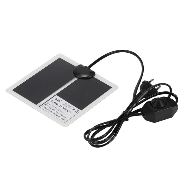 Pet Warm Heater Reptile Pet Heating Pad Pet Reptile Vivarium Terrarium Warm Heater with Thermostat Controller EU Plug 2