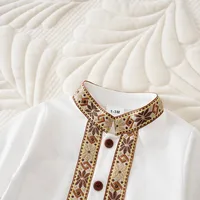 Vêtements imprimés d'automne 100% coton, manches longues, combinaison pour tout-petits, nouveau Style décontracté, garçon et fille, tenue pour bébé, vêtements doux 6