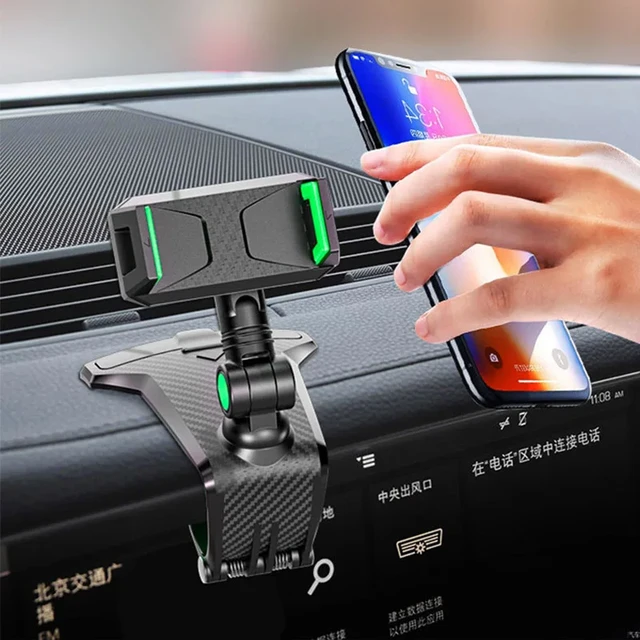 Autotelefon halter Handy halterung Auto Zentral steuerung Instrumenten  tafel Multifunktion mit Nummern schild Navigations halterung - AliExpress