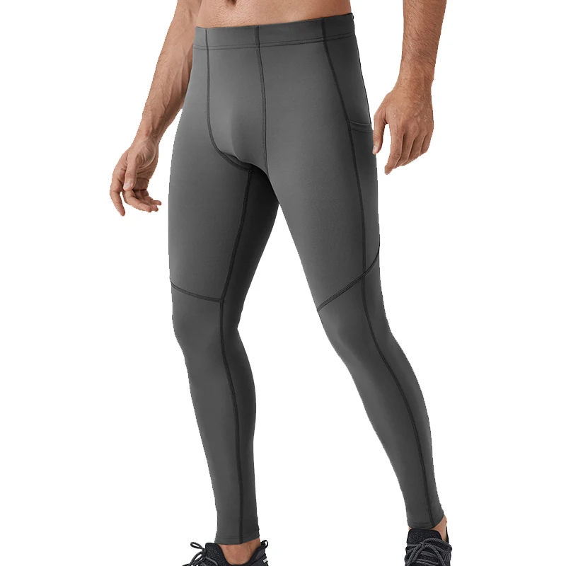 Customize Men Running Leggings Quick Dry Gym Sport Tights Man Compression Fitness Pants Crossfit Training Sportswear