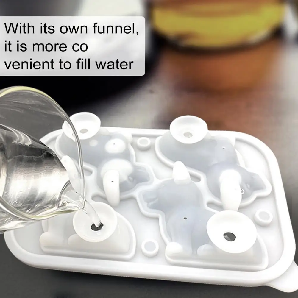 

Corgi Ice Cube Molds Fun Dog Shaped Silicone Ice Cube Trays Whiskey Cocktails Bourbon