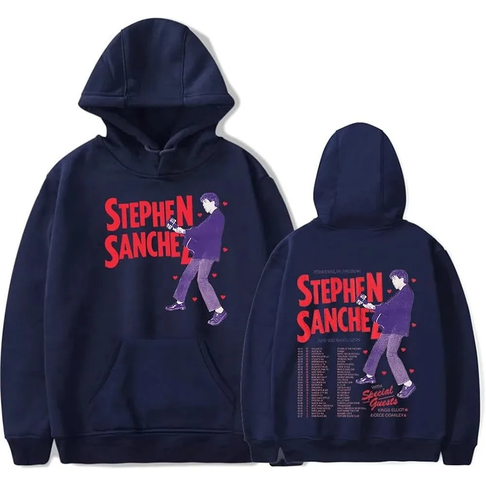 Hoodies masculinos e femininos de Stephen Santos, moletom Merch, pulôver com capuz, moda, primavera, outono, 2024