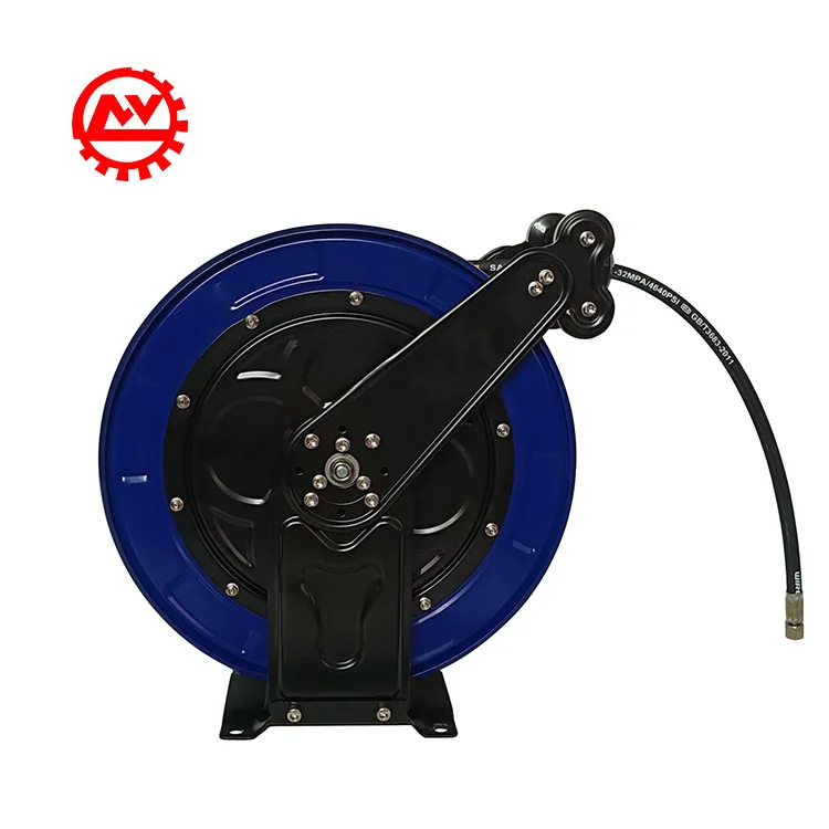 Automatic retractable hose reel car wash store hose collector high