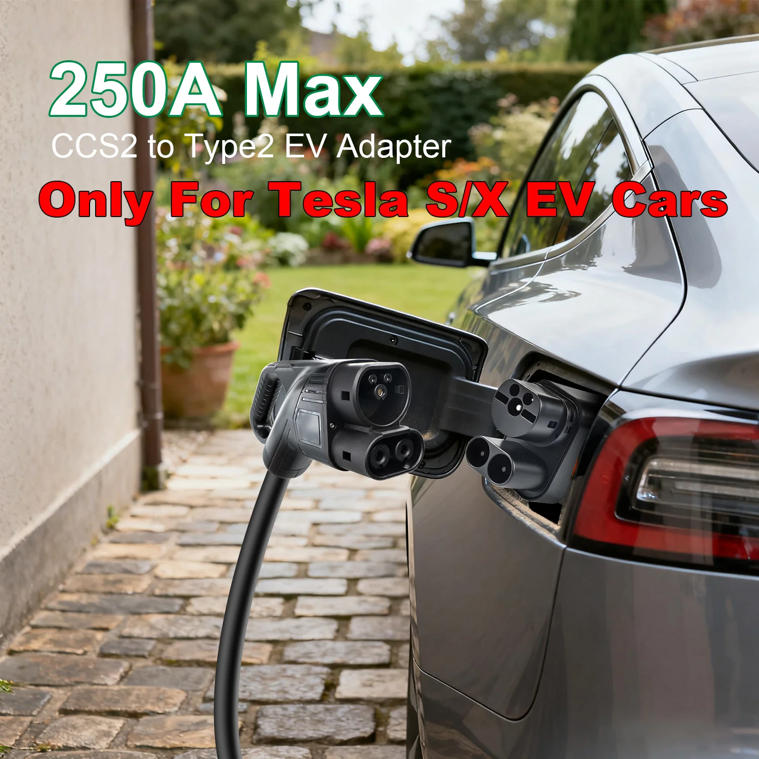 GOODCELL CCS2 to Type2 EV Converter Adapter DC 210A 86KW CCS Combo 2 to Type2 Electric Vehicle Charging Adaptor, charger adapter, power supply adapter