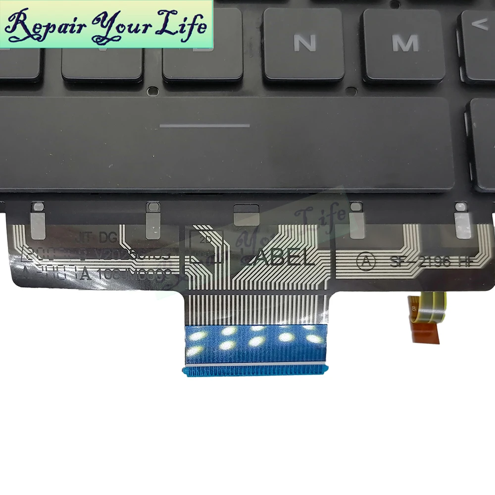 Teclado Retroiluminado dos Eua Asus Rog Zephyrus M16 2023 Gu603 Gu603zw Gu603zx Gu603ze Ga503 0knr02812us00 V202526qs1 - Imagem 5