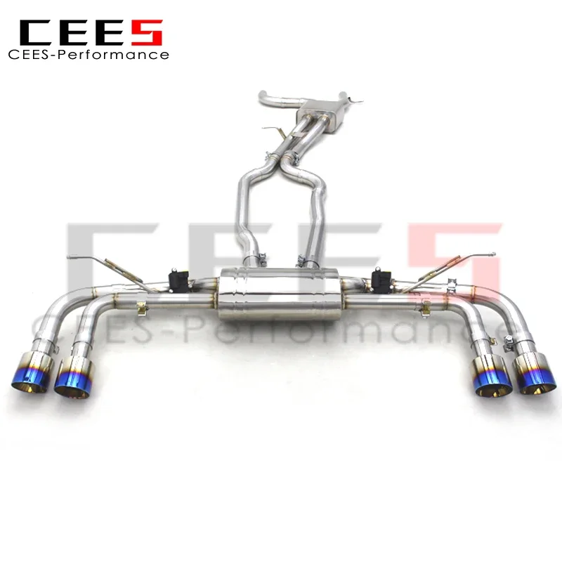 

CEES Price Catback Exhaust For PORSCHE Cayenne TURBO S 957 4.8T 2007-2010 Stainless Steel Car Valved Exhaust pipes