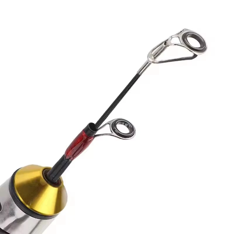Outdoor mini 60cm long telescopic pole ice fishing rod fishing gear shrimp rod suitable for all scenes