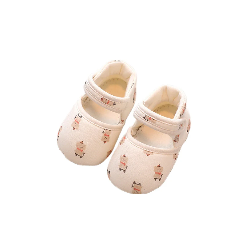 Unisex Baby Booties Soft Sole Newborn Crib Shoes Warm Fleece Infant Slippers Non-Slip Toddler Socks