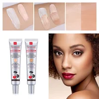 CC Cream Korea Correcting Moisturizing Waterproof Anti-sweat Makeup Before Concealer Lasting Women Makeup Protect Skin 2