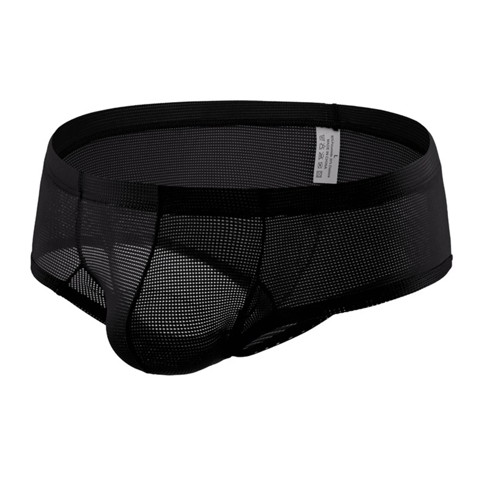 

Sexy U Pouch Panties Shorts for Men in Low Waist Half Hip Wrap Bikini Briefs Design Available in Multiple Colors