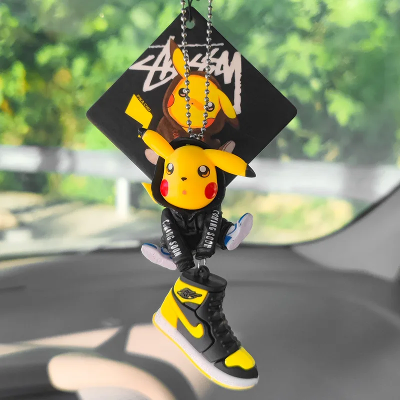 PokemonPikachuCarPerfumeAromatherapyPokemonMirrorPendantCar