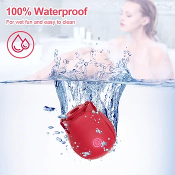 Powerful Rose Sucking Vibrator Toy for Women Nipple Oral Clitoris Sucker Stimulation Vibrators Sex Toys Female for Girls Adults 6