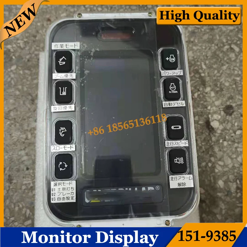 

Excavator Monitor Display Panel 151-9385 1519385 106-0172 1060172 For Caterpillar E320B E325B E330B