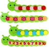 Montessori Materials Caterpillar DIY Math Toys Kids Toys Number Educational Learning Toys for Children Preschool Teaching Aids 1