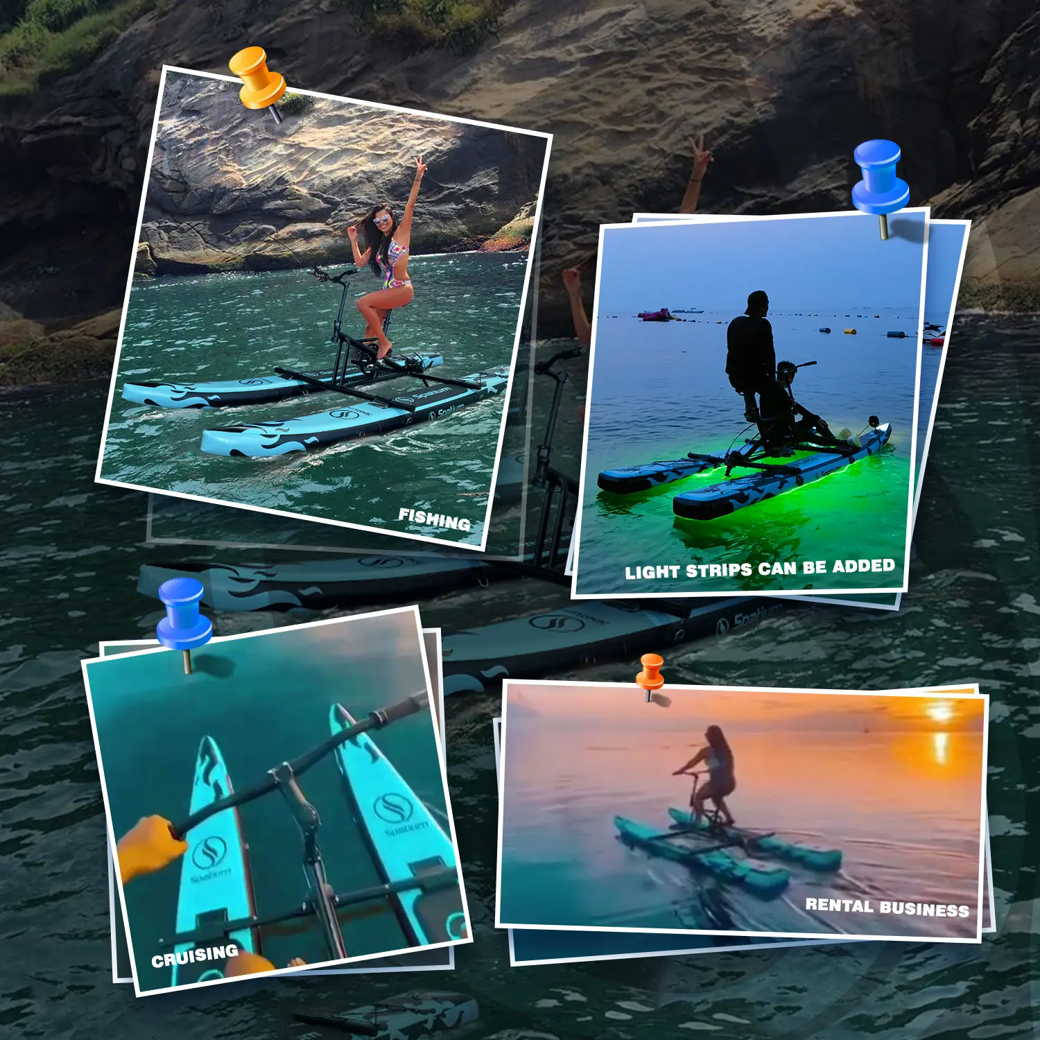 Spatium Inflatable Water Bike 6