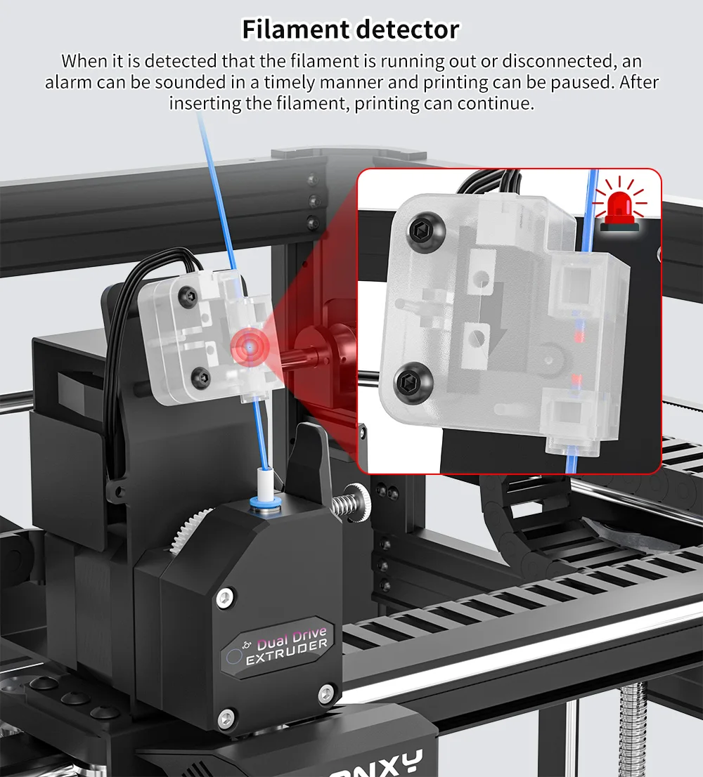 S89e85b044a414b01b9f195f21de981b9P Nowa aktualizacja z Tronxy VEHO 600 Pro duże 3D z napędem bezpośrednim i zestaw do drukarki profesjonalne drukarki 3D o wymiarach 600x600x600mm